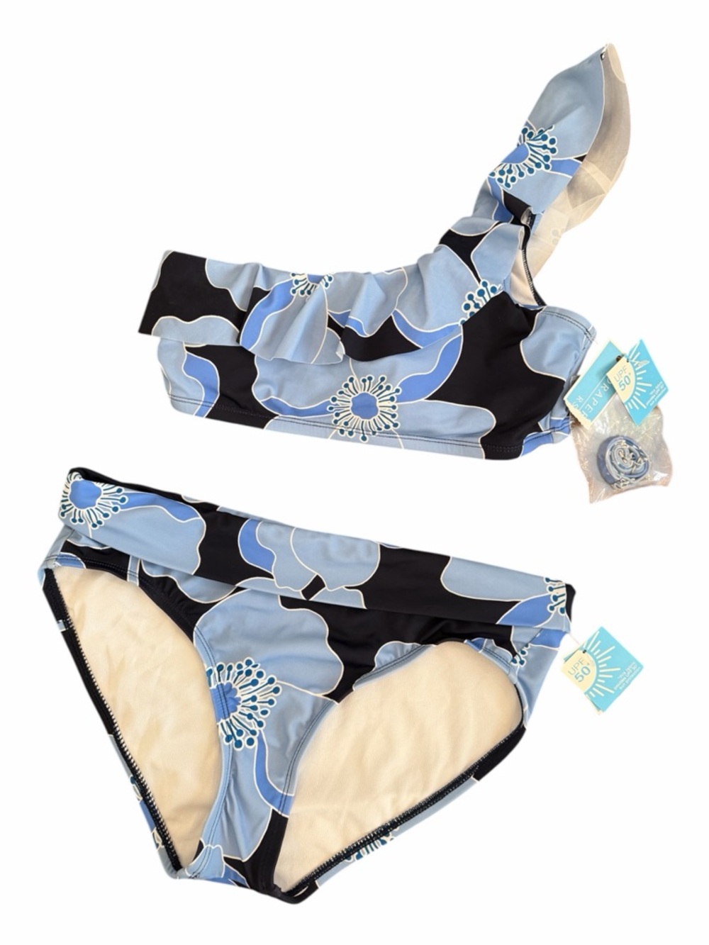 💐 Draper James One-Shoulder Floral Bikini NWT - Picture 5 of 10
